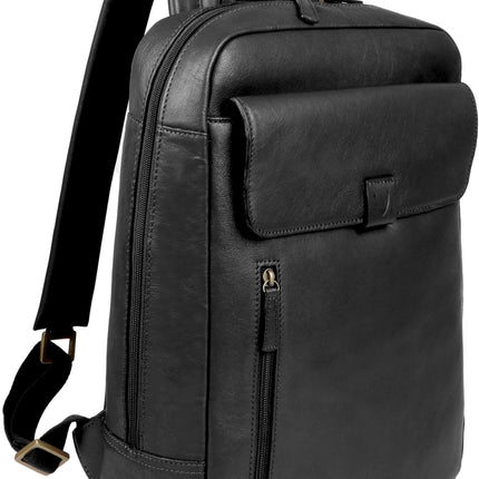 Hidesign Aiden Large Multi-Functional Leather Backpack