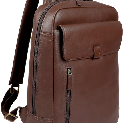 Hidesign Aiden Large Multi-Functional Leather Backpack