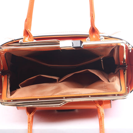 Brangio Sleek Metallic Handbag