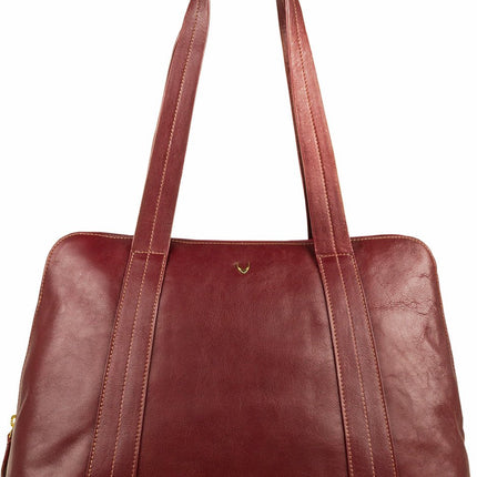 Cerys Leather Multi-Compartment Tote