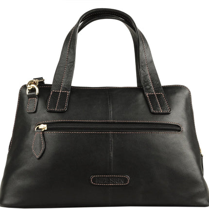 Cerys Medium Leather Satchel With Shoulder Strap