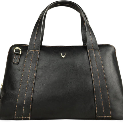 Cerys Medium Leather Satchel With Shoulder Strap