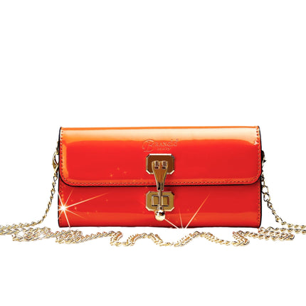 Brangio Italy Glossy Luxury Clutch & Wallet Crossbody Purse