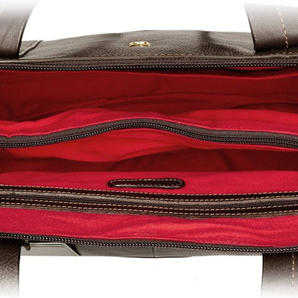 Cerys Leather Multi-Compartment Tote