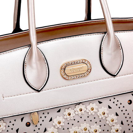 Brangio Golden Blossom Tote Bag