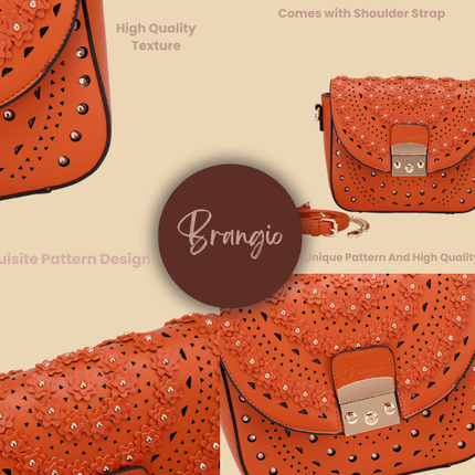 Brangio Elegant Floral Radiance Crossbody
