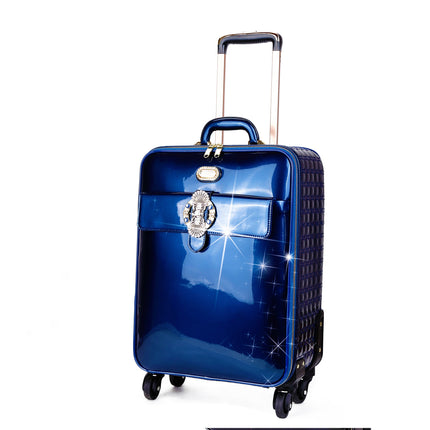 Brangio Italy Luxury Patent Leather Carry-On Luggage