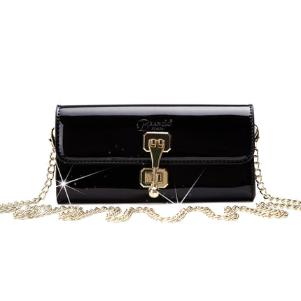 Brangio Italy Glossy Luxury Clutch & Wallet Crossbody Purse