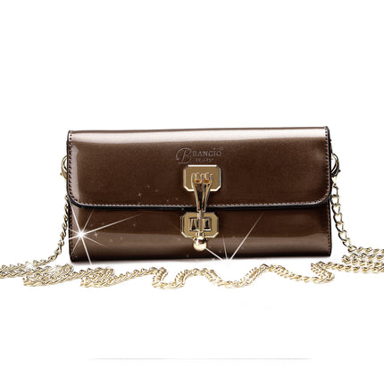 Brangio Italy Glossy Luxury Clutch & Wallet Crossbody Purse