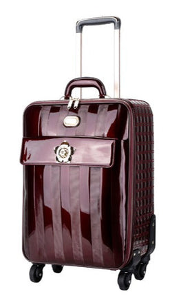 Brangio Glossy Striped Trolley Bag