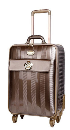 Brangio Glossy Striped Trolley Bag