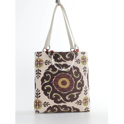 Marakesh Brown Large Tote