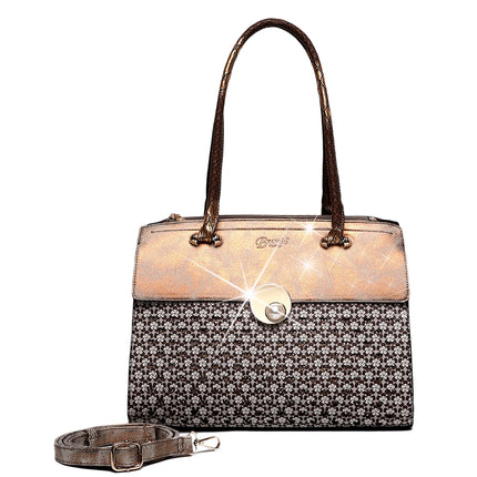 Brangio Silver Elegance Heart Tote Bag