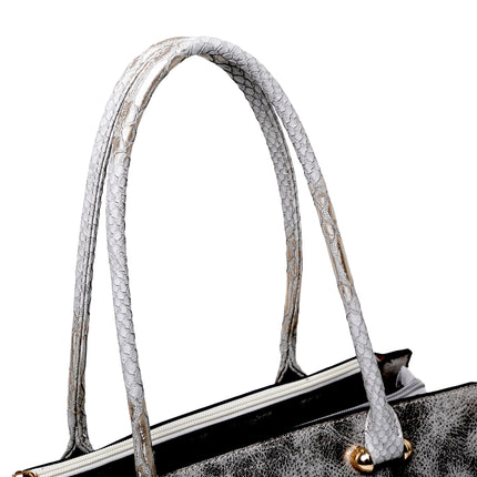 Brangio Silver Elegance Heart Tote Bag