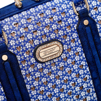 Brangio Elegant Heart-Patterned Handbag