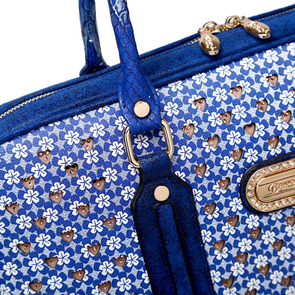 Brangio Elegant Heart-Patterned Handbag
