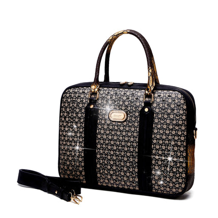 Brangio Elegant Heart-Patterned Handbag