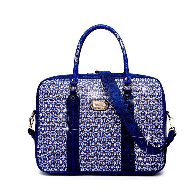 Brangio Elegant Heart-Patterned Handbag