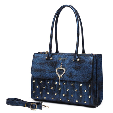 Brangio Italy Elegant Glow Heart Satchel Bag