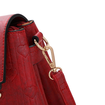 Heart Beat Cross-Body Fashion Satchel