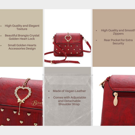 Heart Beat Cross-Body Fashion Satchel