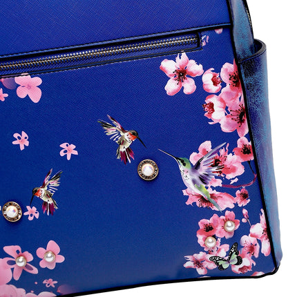 Brangio Italy Floral Hummingbird Backpack – Fashion Travel Backpack