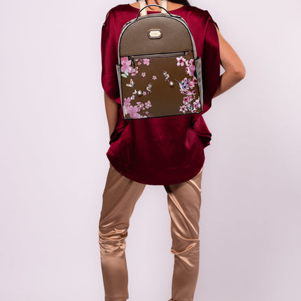 Brangio Italy Floral Hummingbird Backpack – Fashion Travel Backpack