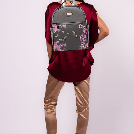 Brangio Italy Floral Hummingbird Backpack – Fashion Travel Backpack