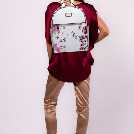 Brangio Italy Floral Hummingbird Backpack – Fashion Travel Backpack