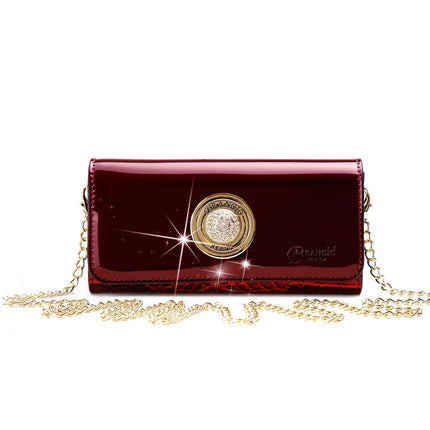 Brangio Patent Luxury Clutch & Wallet