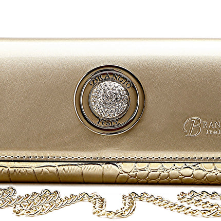 Brangio Patent Luxury Clutch & Wallet