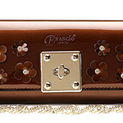 Brangio Elegant Embellished Crossbody Purse