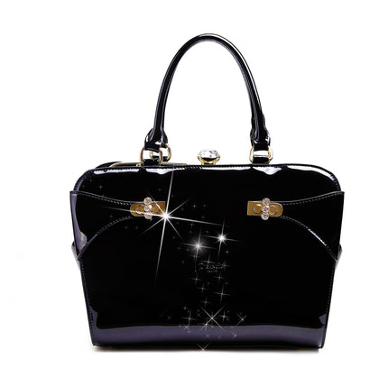 Brangio Elegant Patent Handbag