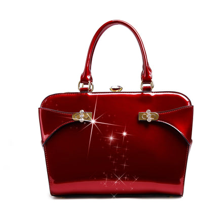 Brangio Elegant Patent Handbag