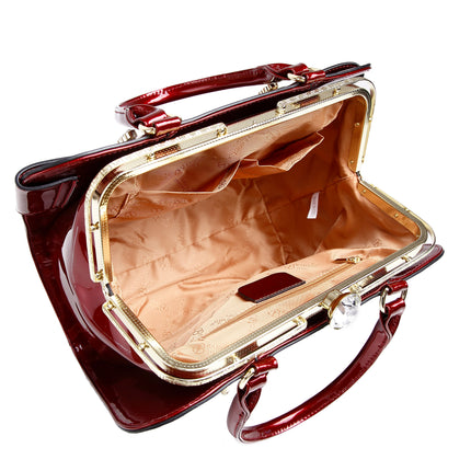 Brangio Elegant Patent Handbag