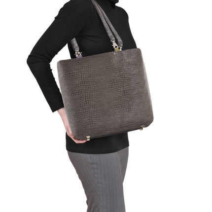 Boa Silver Small Tote