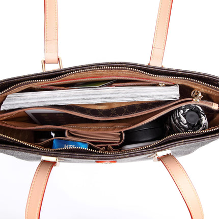 Misty Timeless Tresor  Genuine Leather Tote Bag  [Made in Italy]