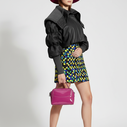 Motorcycle Leather Puff Sleeve Jacket MEATPACKING BYMANYC ® New York