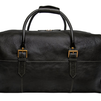 Hidesign Charles Leather Cabin Travel Duffle Weekend Bag