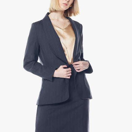 Wool Dark Grey Blazer