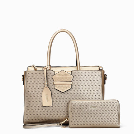 Brangio Elegant Perforated Handbag