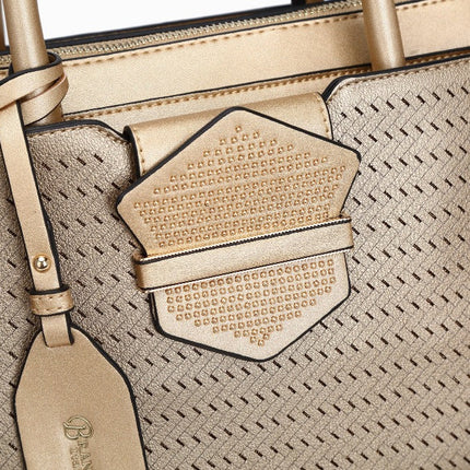 Brangio Elegant Perforated Handbag