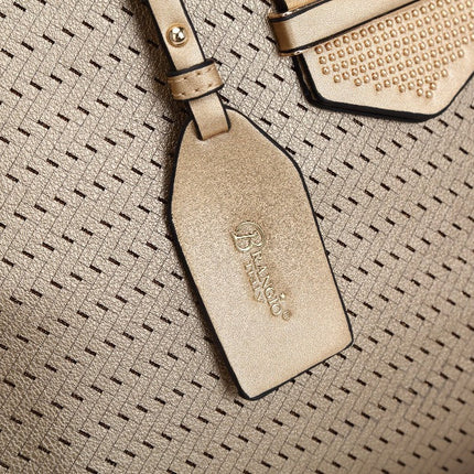 Brangio Elegant Perforated Handbag