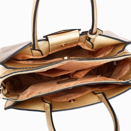 Brangio Elegant Perforated Handbag