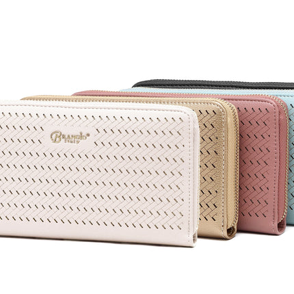 Brangio Stylish Perforated Tote Bag+Wallet 2pcs/Matching Set