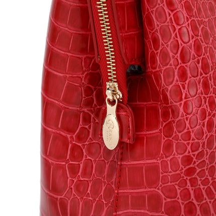 Brangio Luxe Croc-Embossed Tote Bag