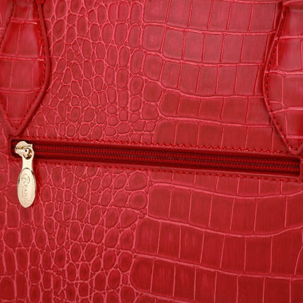 Brangio Luxe Croc-Embossed Tote Bag