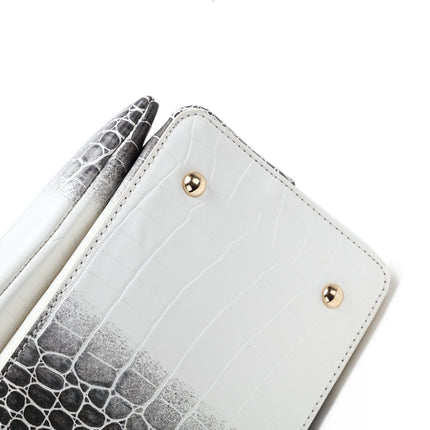 Brangio Croc-Embossed Convertible Backpack