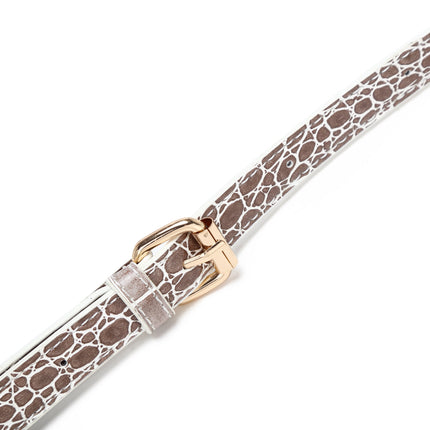 Brangio Croc-Embossed Crossbody Bag