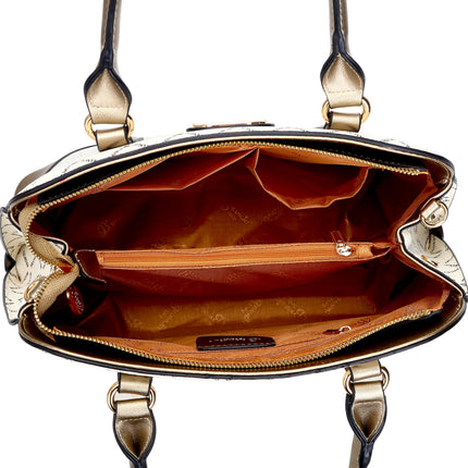 Ruby Romance Crystal Stud Top Handle Bag